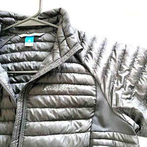 Eddie Bauer First Ascent Women's Stormdown 800 Quilted Full Zip Jacket Puffy